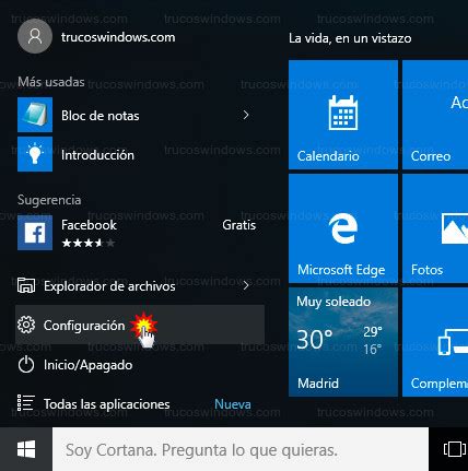 Iniciar sesión sin contraseña en Windows 10 Trucos Windows