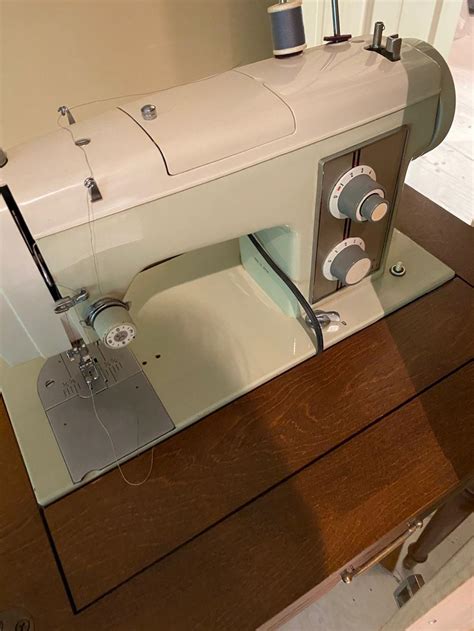 Lot Vintage Sears Kenmore Model Sewing Machine With Table