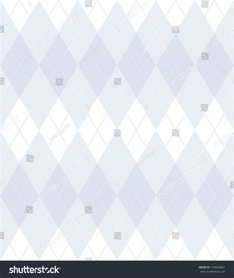 White Seamless Argyle Pattern Stock Vector Illustration 154045961