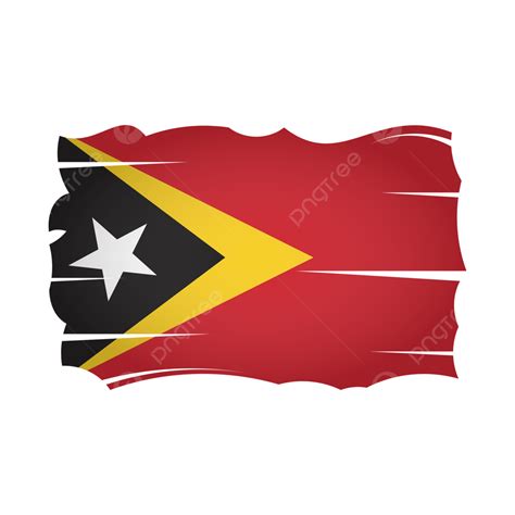 Gambar Timor Leste Bendera Png Desain Vektor Timor Leste Bendera Png