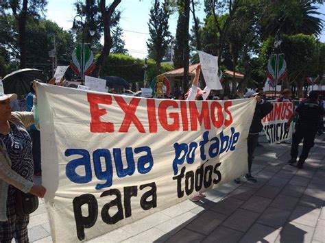 Protestan vecinos de Chimalhuacán exigen agua La Jornada Estado de