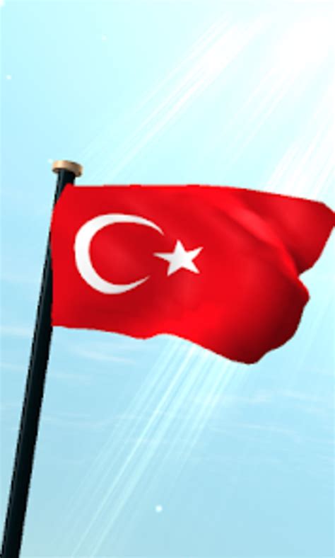 Turkey Flag 3d Free Wallpaper Para Android Descargar