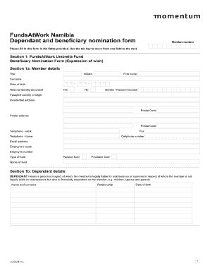 How To Fill Beneficiary Nomination Form Nominasi Komite