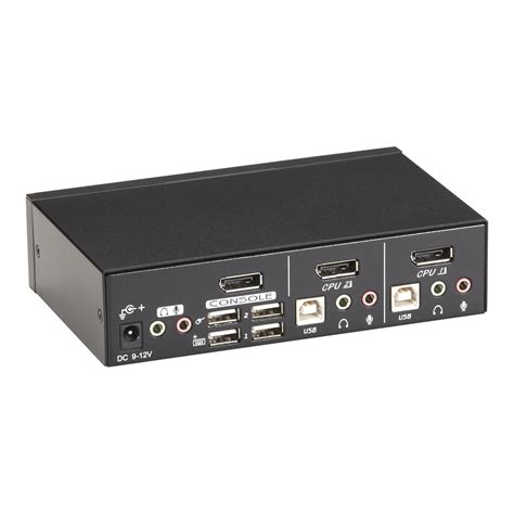 Black Box Servswitch Dt Displayport Kvm Audio Usb Switch