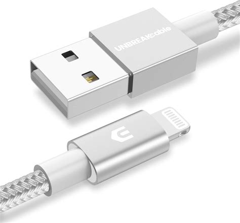 UNBREAKcable Cable Lightning Apple MFi Certificado Cable Cargador