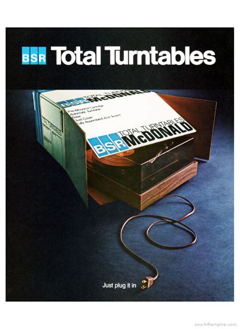 BSR Total Turntables Product Brochure Vinyl Engine