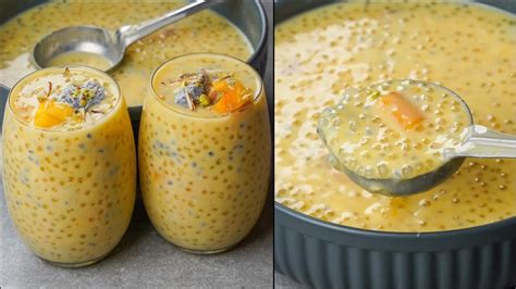 Mango Sago Drink Recipe Refreshing Summer Mango Drink Recipe Mango