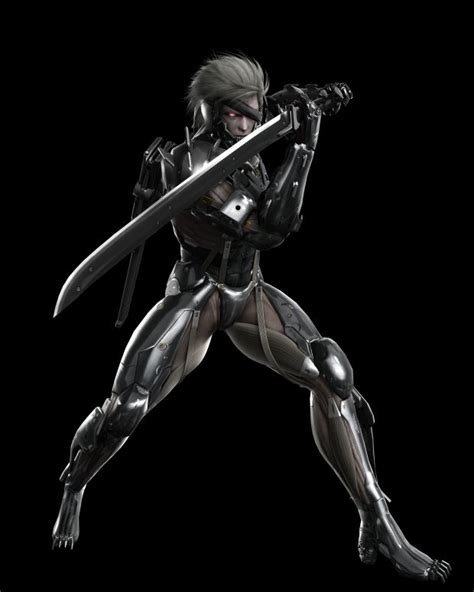 Metal Gear Rising Raiden Render