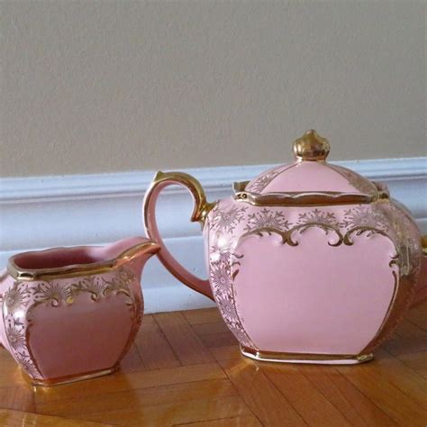 Pink Sadler Teapot Etsy