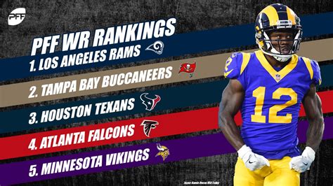 Ranking All 32 Wide Receiving Corps In The Nfl Through Week 4