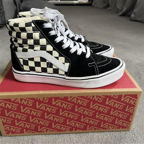 Vans sk8-hi lite checkerboard - as you can see from... - Depop