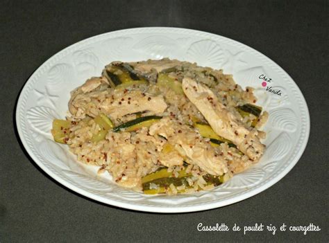 Cassolette De Poulet Riz Et Courgettes Chez Vanda