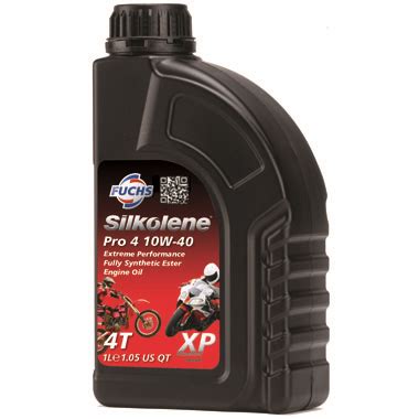 Silkolene Pro 4 10W 40 XP Motorcycle Engine Oil 1L