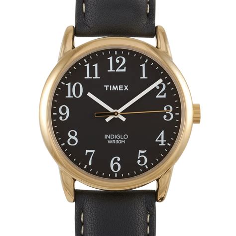 Timex Easy Reader Quartz Black Dial Mens Watch Tw R