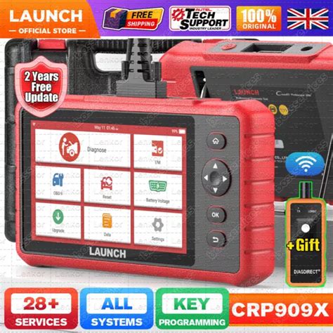 Launch Crp X Pro Full System Diagnostic Tool Obd Scanner Key