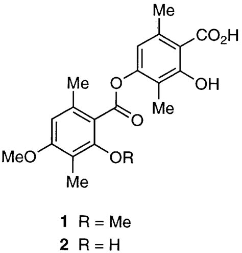 Structures Of Diffractaic Acid 1 And Barbatic Acid 2 Download Scientific Diagram