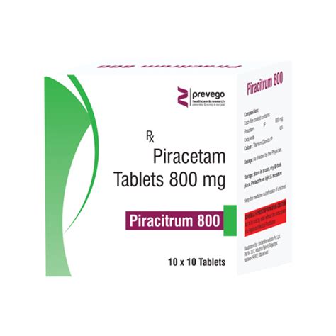 Cerecetam 800mg Tablet Piracetam 800mg Genericbucket