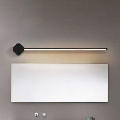 Slim Linear Wall Sconce Simple Acrylic Bathroom LED Vanity Lighting