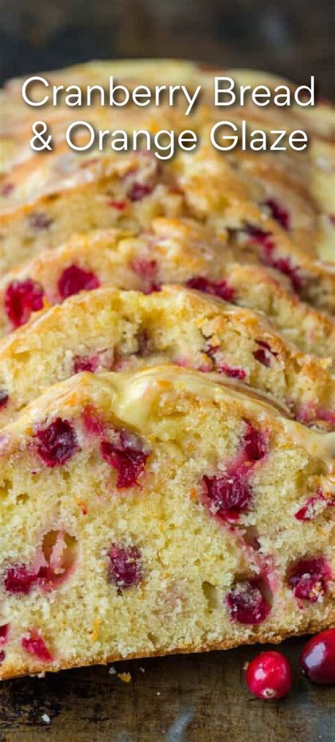 Cranberry Bread With Orange Glaze Video Cranberry Bread Recipes