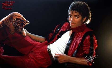 Michael Jackson Thriller Album Tiger