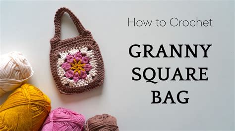 Crochet Granny Square Bag Purse For Dolls YouTube