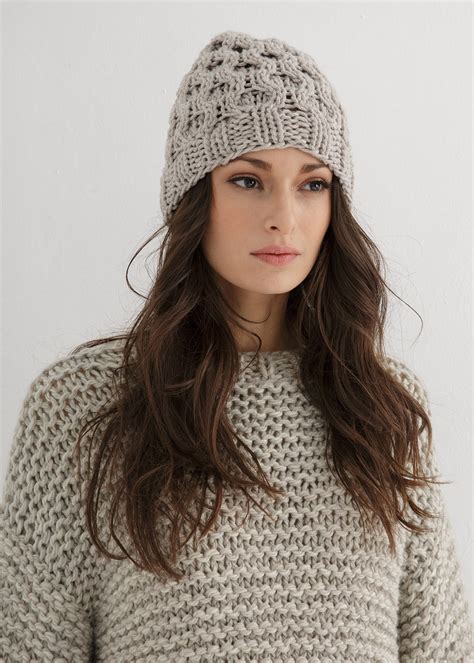 A Unique Cable Beanie Knitting Pattern Through The Stitch