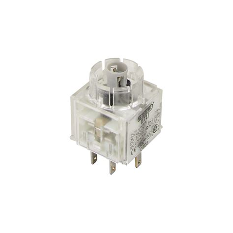 Illuminated Contact Block Momentary 3 Mm 2 X No Btliau