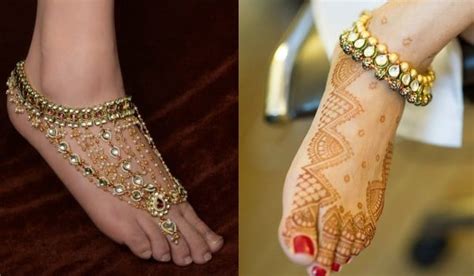 Chunky Anklet Patterns To Flaunt At The Mehendi Sangeet And The Big