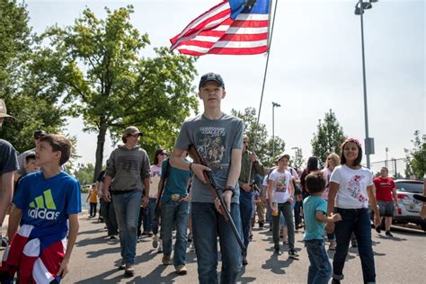 Youth Argue Second Amendment Rights Gun Control At Rally In Boise