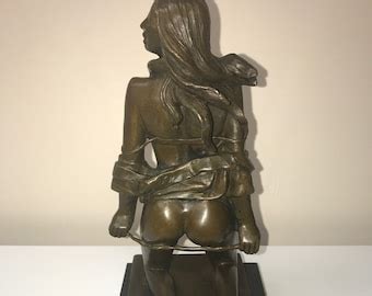 Bronze Naked Statue Etsy