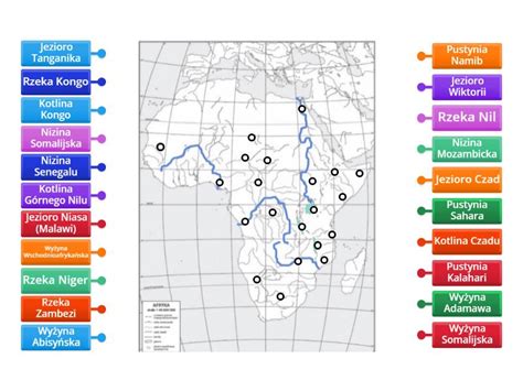 Mapa Fizyczna Afryki Cz Labelled Diagram