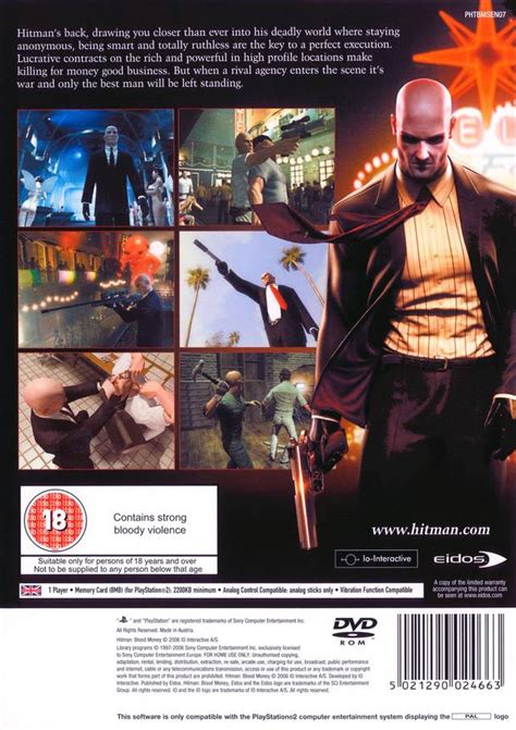 Hitman Blood Money Box Shot For Playstation Gamefaqs