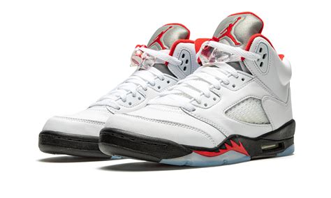 Air Jordan 5 Retro Gs 2020 “fire Red Silver Tongue” 440888 102 Sneaker Fc