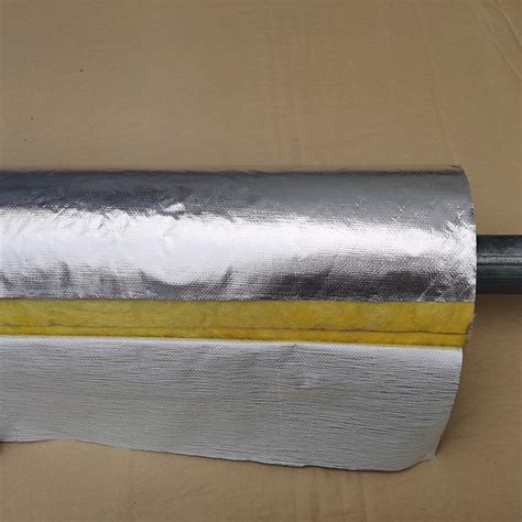 Insulation Pipe Shell Opening Self Adhesive Rock Wool Aluminum Silicate