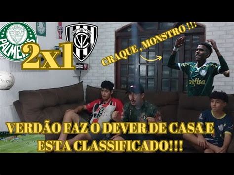 React Palmeiras 2x1 Independente DEL Valle LIBERTADORES 2024