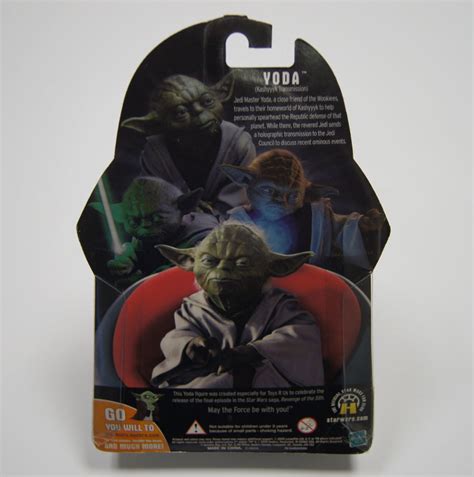 Star Wars Revenge Of The Sith Holographic Yoda Action Figure Hasbro 2005 Nib Factory Oem Parts