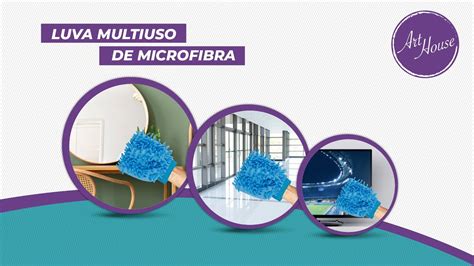 Luva Multiuso De Microfibra Art House Zein Importadora Youtube