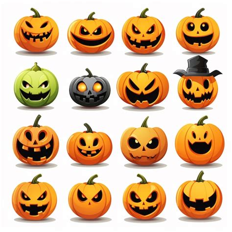 Premium Ai Image A Close Up Of A Bunch Of Pumpkins With Different