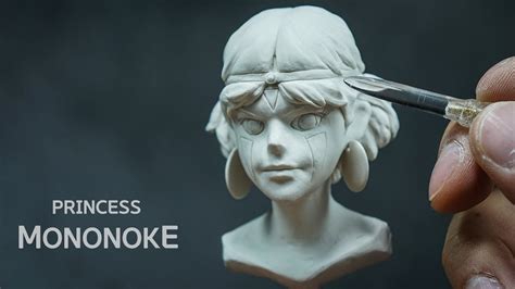 How To Sculpting Animation Character Head Mononoke Polymer Clay