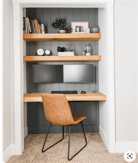 How To Turn A Closet Into A Home Office Home Office Closet Small