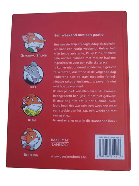 Geronimo Stilton Een Weekend Met Een Gaatje Boekenwurmpje Nl