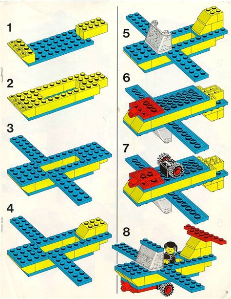 Old LEGO® Instructions | Lego basic, Lego craft, Lego instructions