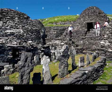 Skellig Michael Co Kerry Ireland Stock Photo Alamy