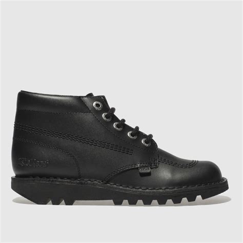 kickers black kick  mono boots shoefreak