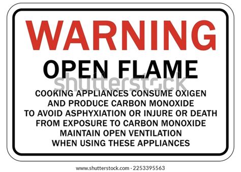 Carbon Monoxide Safety Sign Labels Warning Stock Vector Royalty Free 2253395563 Shutterstock