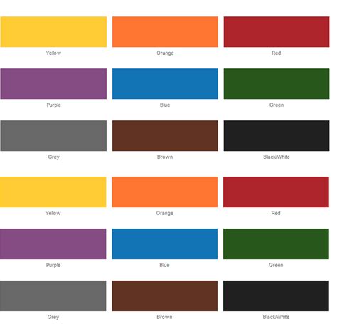 Hempel Paint Color Chart