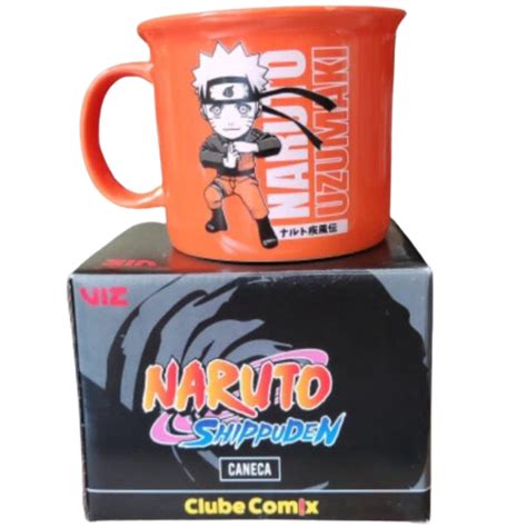 Caneca Naruto Uzumaki Cer Mica Laranja Ml Oficial Viz Adrenaland