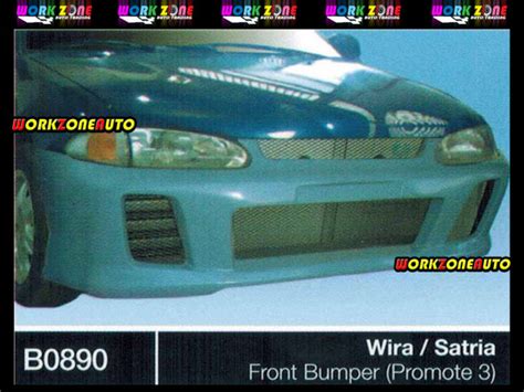 B0890 Proton Wira Satria Fiber Front Bumper Promote 3 Body Kit