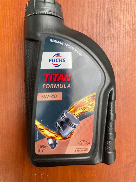 Моторное масло FUCHS TITAN FORMULA 5W-40 | отзывы