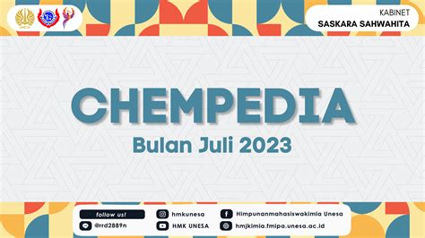 Chempedia Edisi Bulan Juli Hmk Fmipa Unesa